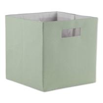 Cubo Organizacional Dobrável DII em Poliéster 28x28x28 cm Menta