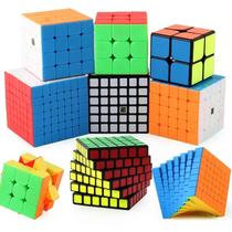 Cubo Pirâmide Quebra-Cabeça Série Dragão Místico Fosco Passo 1-7 Brinquedo Intelectual Cubos Mágicos
