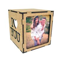 Cubo Porta Retrato Iluminado - Presente Dia Dos Namorados