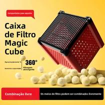 Cubo Purificador De Água Ultra Forte Com Carvão Ativado Para Aquário, Desodorizante