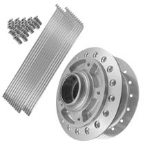 Cubo Roda Dianteira Bros125 Bros150 Bros160 Jogo Raios 4mm