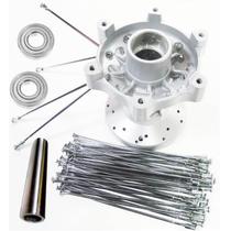 Cubo Roda Lander 250 Tenere 250 + Raios 4mm + Rolamentos + Espaçador Cubo Roda Lander 250 Tenere 250 + Raios 4mm + Rolamentos + Espaçador