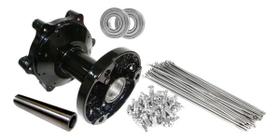 Cubo Roda Tras Xtz 250 X Lander + Raios + Rolamentos Cubo Roda Tras Xtz 250 X Lander + Raios + Rolamentos