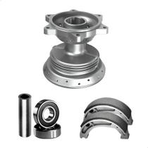 Cubo Roda Traseira Nxr Bros 125 150 160 Rolamentos Lona