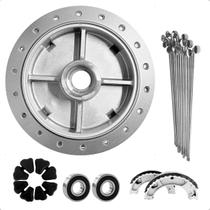 Cubo Roda Traseiro Cg Titan 150 Lona, Freio, Raio e Rolamento Cubo Roda Traseiro Cg Titan 150 Lona, Freio, Raio e Rolamento