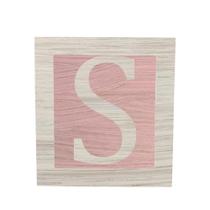 Cubo Rosa Letra Branca com Aplique Festa Chá de Bebê Decoração 8x8x8 Cm Mdf Madeira Cubo Rosa Letra Branca com Aplique Festa Chá de Bebê Decoração 8x8x8 Cm Mdf Madeira