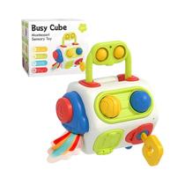Cubo Sensorial Educacional Montessori Para Bebês De 0 a 3 Anos, Brinquedo De Aprendizagem, Tabuleiro