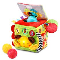 Cubo sensorial macio e inteligente Toy VTech multicolorido de 3 a 24 meses