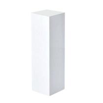 Cubo Tablado Expositor Para Vitrine De Lojas 60x20x20cm MDF Branco