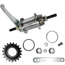 Cubo Traseiro Contra Pedal 36 Furos Pinhão 18 Dentes Completo Cubo Traseiro Contra Pedal 36 Furos Pinhão 18 Dentes Completo