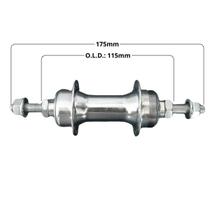 Cubo Traseiro De Bicicleta Rosca Esferado Aço 36 Furos 2,5mm Cubo Traseiro De Bicicleta Rosca Esferado Aço 36 Furos 2,5mm