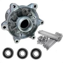 Cubo Traseiro Lander Tenere 250 com Kit Rolamentos/Raio Cubo Traseiro Lander Tenere 250 com Kit Rolamentos/Raio