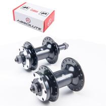 Cubos 36f Alum. C/rolamento P/freio Disco Preto Absolute