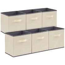 Cubos de armazenamento, caixas, tecido dobrável Lifewit, 28 cm, pacote com 6