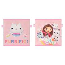 Cubos de armazenamento Idea Nuova Gabbys Dollhouse, pacote com 2 unidades, 10x10in