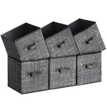 Cubos de Armazenamento SONGMICS em Tecido Não Tecido (28x28x28cm) - Conjunto com 6