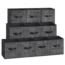 Cubos de armazenamento: tecido não tecido SONGMICS, 26x26x28 cm, conjunto de 10