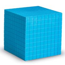 Cubos de Base Dez em Plástico Azul (10cm) - Recursos de Aprendizagem Cubos de Base Dez em Plástico Azul (10cm) - Recursos de Aprendizagem