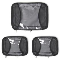 Cubos de compressão Baggallini, conjunto de viagem leve de 3 peças Cubos de compressão Baggallini, conjunto de viagem leve de 3 peças