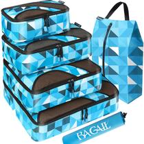 Cubos de Embalagem BAGAIL - Conjunto de 6 Organizadores de Bagagem para Viagem