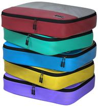 Cubos de embalagem Dot&Dot Large para viagens, organizador de malas de 5 peças Cubos de embalagem Dot&Dot Large para viagens, organizador de malas de 5 peças
