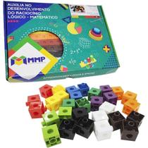 Cubos de Encaixe Linked Cubes Todos os Ciclos Brinquedo Educativo
