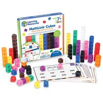Cubos de Encaixe MathLink Learning Resources - 115 Peças (7+)