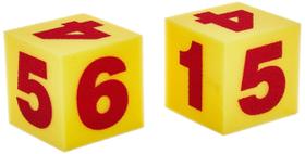 Cubos de Espuma Gigantes com Numerais - Conjunto de 2 para Aprendizagem