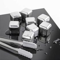Cubos De Gelo Aço Inox Whisky Drinks Kit 8 Un Cubos De Gelo Aço Inox Whisky Drinks Kit 8 Un