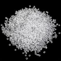 Cubos de gelo de plástico transparente em miniatura para casa de bonecas 100g 3mm
