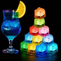 Cubos de Gelo LED Nonley 72PCS Multicolor à Prova d'Água Cubos de Gelo LED Nonley 72PCS Multicolor à Prova d'Água