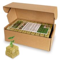 Cubos de lã de rocha Jowlawn 1" 200 plugs para hidroponia Cubos de lã de rocha Jowlawn 1" 200 plugs para hidroponia