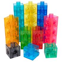 Cubos de ligação translúcidos para educação de brinquedos de construção Cubos de ligação translúcidos para educação de brinquedos de construção