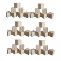 Cubos De Madeira Para Artesanato 3 Cm X 3 Cm Kit 15 Unid