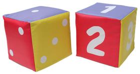 Cubos De Numerais E Quantidades - 2 Cubos