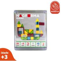 Cubos e Formas Magnéticos De Construção 32 peças Cubos e Formas Magnéticos De Construção 32 peças
