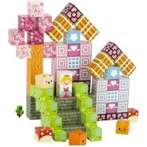 Cubos Magnéticos 96 Peças Blocos Montar Criatividade Cubos Magnéticos 96 Peças Blocos Montar Criatividade