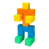 Cubos Magnéticos de Construção 22 Peças