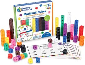 Cubos Matemáticos com Cartões de Atividade - Ensino Fund., Manipulação, Pré-escolar, 18m+