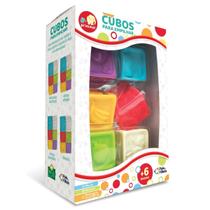 Cubos para empilhar - pais & filhos - 10821