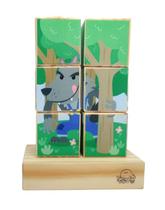 Cubos Quebra Cabeças Chapeuzinho Vermelho + Historia