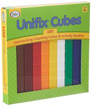 Cubos Unifix Didax - Pacote com 100 Peças - Material Didático