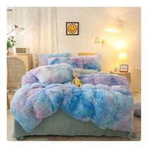 Cubra Furry com Chiporro 2 Square Warm Soft Blue