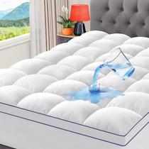 Cubrecolchón CYMULA Impermeable con Pillow Top Refrigerante para Cama King California