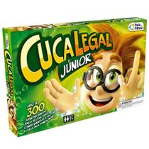 Cuca Legal Junior Jogo de Tabuleiro 300 Perguntas Pais e Filhos Infantil Juvenil Brinquedo