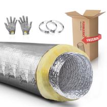 Cuchiilo de duto flexível isolado de 5 polegadas e 25 pés R4.2