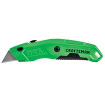 Cuchillo Multiusos CRAFTSMAN Alta Visibilidad Retráctil con 3 Hojas Cuchillo Multiusos CRAFTSMAN Alta Visibilidad Retráctil con 3 Hojas