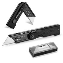 Cuchillo Multiusos Plegable WORKPRO con 10 Cuchillas SK5 y Mango de G10 Cuchillo Multiusos Plegable WORKPRO con 10 Cuchillas SK5 y Mango de G10