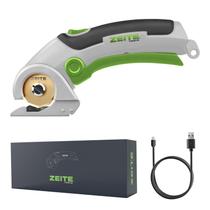 Cuchillo Utilitario ZEITE 4V Cortador Rotativo Inalámbrico con Hoja de Titanio Cuchillo Utilitario ZEITE 4V Cortador Rotativo Inalámbrico con Hoja de Titanio