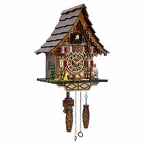 Cuckoo Clock HUGE HAPPINESS Wall Art 12 melodias ao estilo alemão